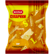 Сухарики пшеничні зі смаком сиру 90 грам тм "Sultan"